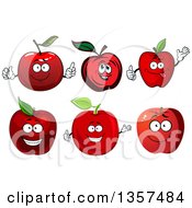 Poster, Art Print Of Red Apple Characters