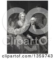 Poster, Art Print Of George And Martha Washington And Children
