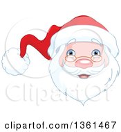 Poster, Art Print Of Jolly Christmas Santa Face