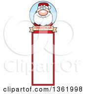 Poster, Art Print Of Santa Claus Christmas Bookmark Design