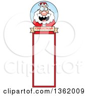 Poster, Art Print Of Santa Christmas Bookmark Design