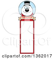 Poster, Art Print Of Snowman Christmas Bookmark Design