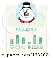 Poster, Art Print Of Snowman Christmas Holiday Schedule Design