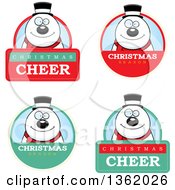 Snowman Christmas Badges