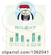 Poster, Art Print Of Penguin Christmas Holiday Schedule Design