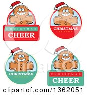 Poster, Art Print Of Gingerbread Cookie Badges