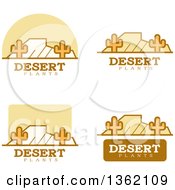 Clipart Of Desert Icons Royalty Free Vector Illustration by Cory Thoman