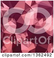 Clipart Of An Imperial Purple Low Poly Abstract Geometric Background Royalty Free Vector Illustration