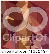 Poster, Art Print Of Heather Purple Low Poly Abstract Geometric Background