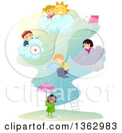 Children Playing In Different Weather Conditions