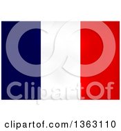 Poster, Art Print Of Slightly Dirty French Flag Background