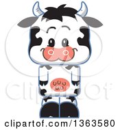 Poster, Art Print Of Cartoon Happy Cute Cow