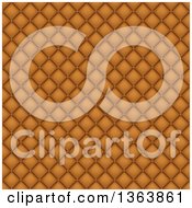 Seamless Background Of Tan Leather Upholstery