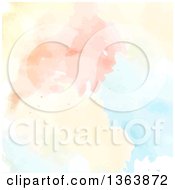 Poster, Art Print Of Watercolor Paint Splatter Background