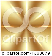 Poster, Art Print Of Background Of Reflective Lights On Gold