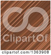 Poster, Art Print Of Background Of Diagonal Brown Stripes