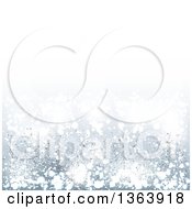 Poster, Art Print Of Background Of Snow And Sparkles