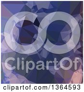Clipart Of A Bluebonnet Blue Low Poly Abstract Geometric Background Royalty Free Vector Illustration