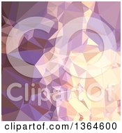 Poster, Art Print Of Chinese Violet Low Poly Abstract Geometric Background