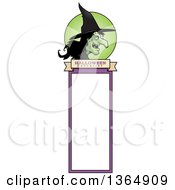 Poster, Art Print Of Halloween Ugly Warty Witch Bookmark