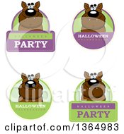 Halloween Werewolf Badges