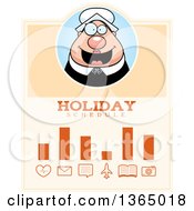 Poster, Art Print Of Chubby Thanksgiving Pilgrim Woman Holiday Schedule Design