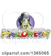 Poster, Art Print Of Frankenstein Singer Over Halloween Text