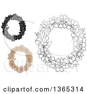 Poster, Art Print Of Floral Lowercase Alphabet Letter O Designs