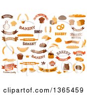 Clipart Of Bakery Designs Royalty Free Vector Illustration
