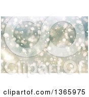 Clipart Of A Christmas Background Of Bokeh Lights Royalty Free Illustration
