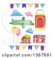 Poster, Art Print Of Travel Party Design Elements