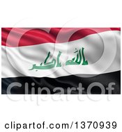 Poster, Art Print Of 3d Rippled Flag Of Iraq