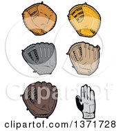 Poster, Art Print Of Baseball Gloves