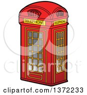 Poster, Art Print Of Red British Telephone Booth