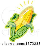 Poster, Art Print Of Shining Ear Of Corn