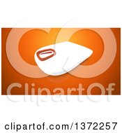 Clipart Of A 3d Body Weight Scale On An Orange Background Royalty Free Illustration