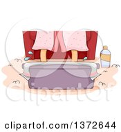 Poster, Art Print Of Womans Feet Soaking In A Tub