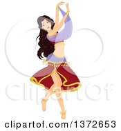 Poster, Art Print Of Woman Belly Dancing
