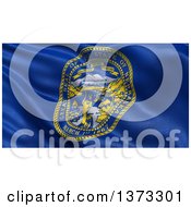 Poster, Art Print Of 3d Rippling State Flag Of Nebraska Usa