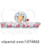 Poster, Art Print Of Valentines Day Cupid Ginger Cat