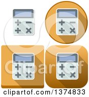 Poster, Art Print Of Calculator Icons