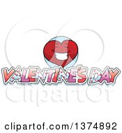 Poster, Art Print Of Happy Valentine Heart Character With Text