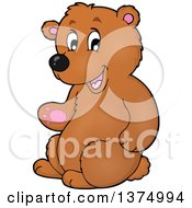 Poster, Art Print Of Presenting Brown Bear