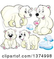 Poster, Art Print Of Polar Bears And Ice