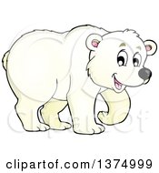 Poster, Art Print Of Happy Walking Polar Bear