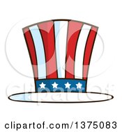 Poster, Art Print Of Patriotic American Top Hat