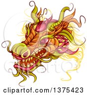 Poster, Art Print Of Chinese Dragon Head