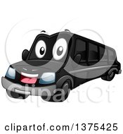 Happy Black Limousine Car