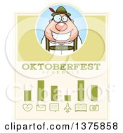 Clipart Of A Happy Oktoberfest German Man Schedule Design Royalty Free Vector Illustration