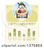 Clipart Of A Happy Oktoberfest German Man Schedule Design Royalty Free Vector Illustration